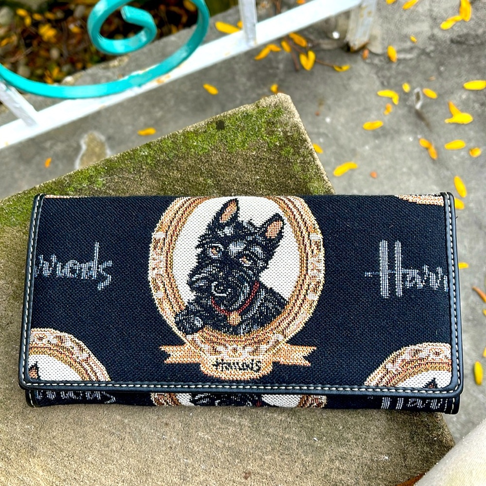 #Harrods Black Westie#wallet